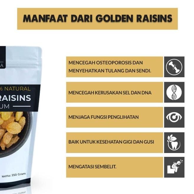 

Golden Kiss Raisin 500Gram