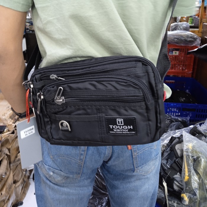 [BISA KIRIM LANGSUNG ] SLING BAG TAS SELEMPANG PRIA/WANITA TOUGH WARRIOR 5208 ARMY