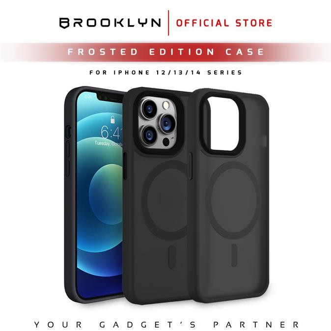 

BLUE- BROOKLYN BLUE FROST EDITION MAGSAFE CASING IPHONE 14 13 PRO MAX PLUS