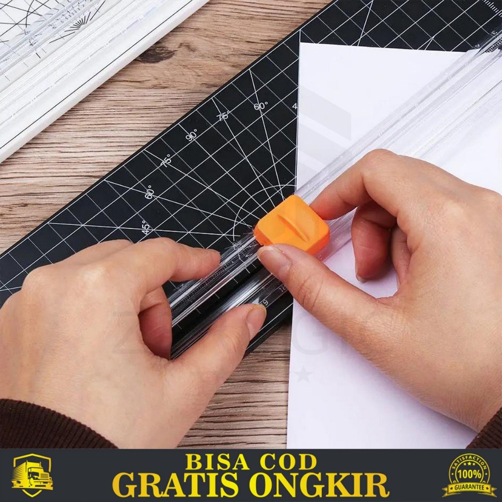 

PAPER TRIMMER CUTTER PORTABLE KERTAS ANTI SLIP PLASTIK MULTIFUNGSI