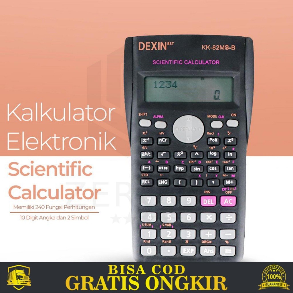 KALKULATOR SAKU MINI CALCULATOR SCIENTIFIC DIGITAL DISPLAY SEKOLAH