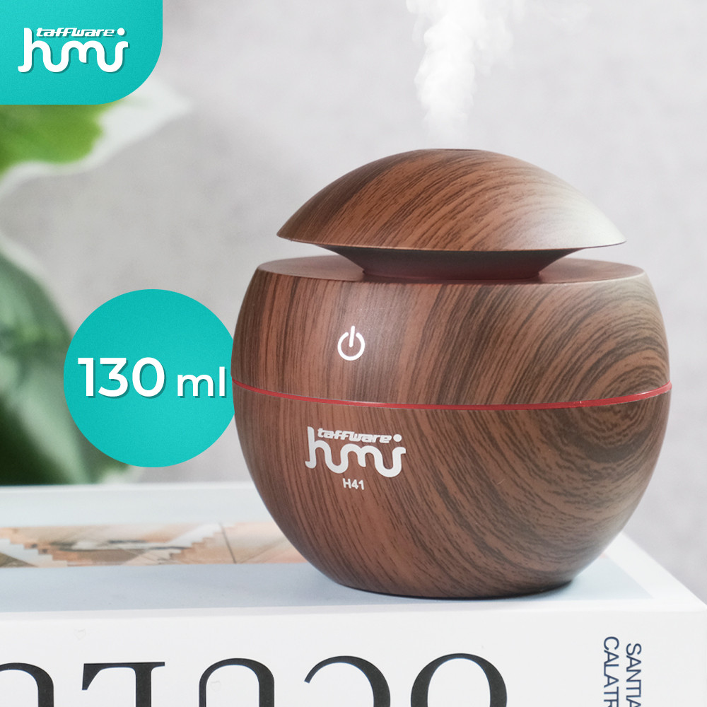 

- Taffware HUMI Air Humidifier Aromatherapy Oil Diffuser Wood 130ml - H41 -