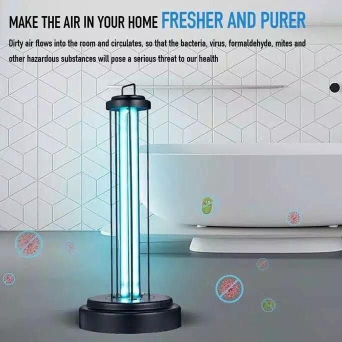 UV sterilizer ruangan 38 watt lampu LED UV Remote Body Besi