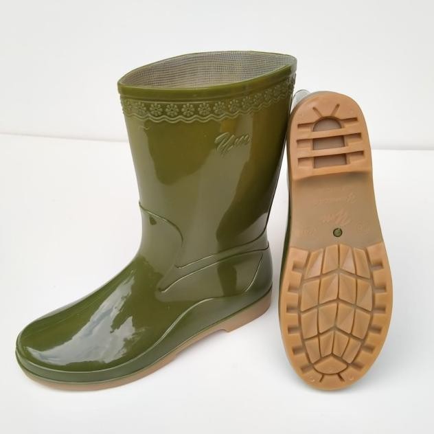 Sepatu Boots Karet Wanita Yumeida Anti Air