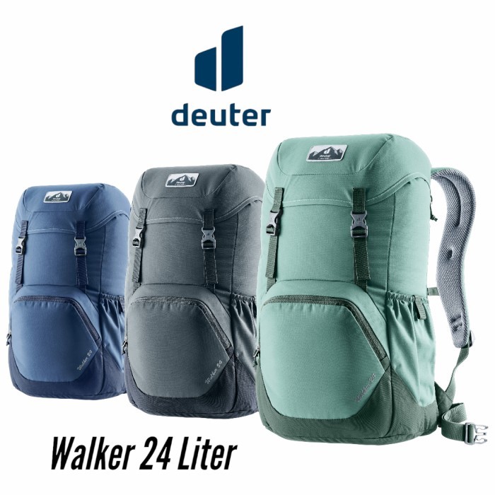 deuter walker 20 / 24 tas daypack tas sekolah tas laptop tas deuter