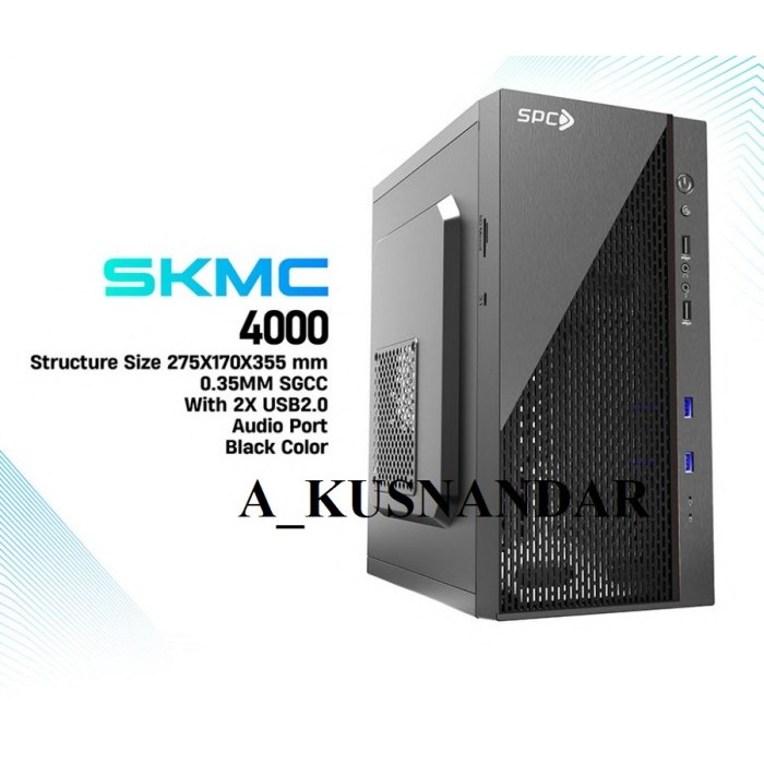 BEBAS ONGKIR - CASE PC CPU CASING PC CPU STANDAR SPC SKMC 2001 SMKC 2002 + PSU 450W