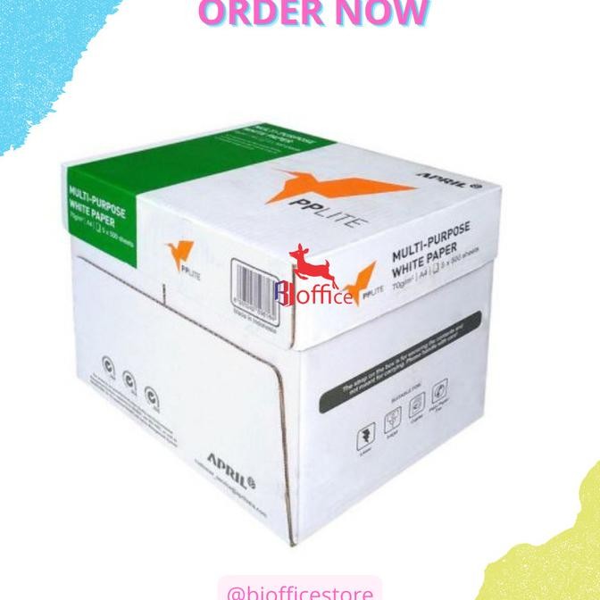 

Sale Pp Lite Kertas Hvs 75 Gsm A4 Per Box Isi 5 Rim