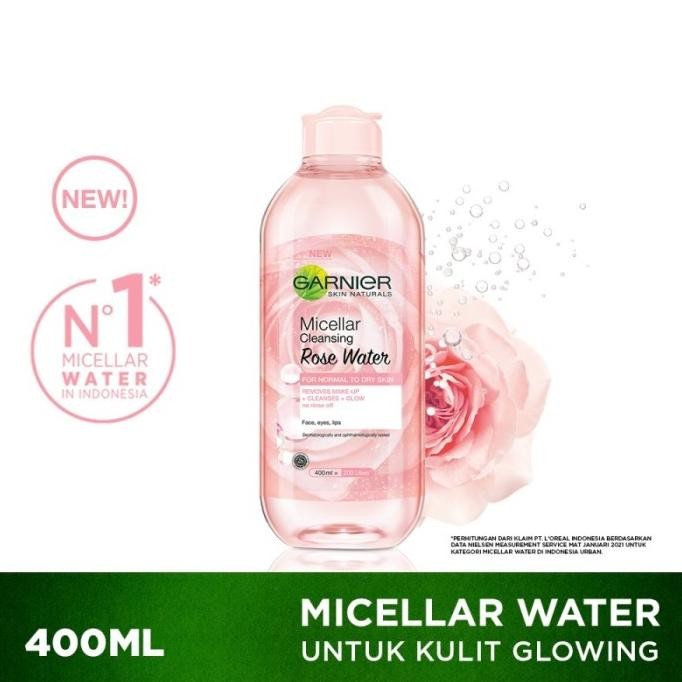 

BLUE- MICELLAR WATER GARNIER 400ML PINK | BLUE | BIPHASE | ROSE | VITAMIN C