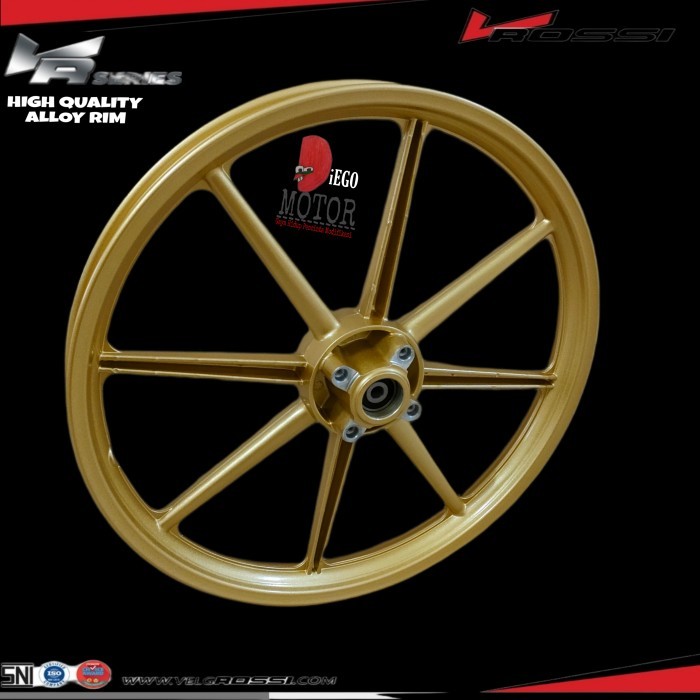 Velg Racing Vrossi Palang 8 Gold Yamaha Fizr - Jupiter Lama- Vega Lama