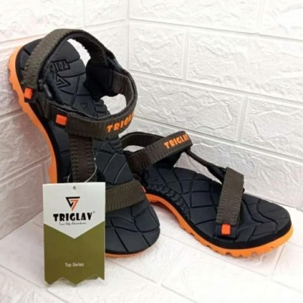 Sepatu Sandal Pria Karet/Sandal Gunung/Sandal Outdoor/Triglav