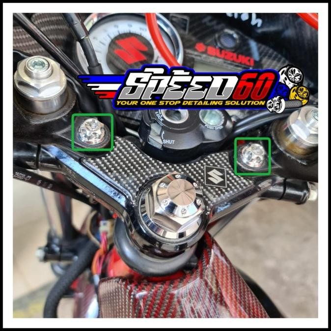 

BLUE- BAUT SEGITIGA SHOCK SOK SATRIA FU PROBOLT GOLD BLUE SILVER MUR