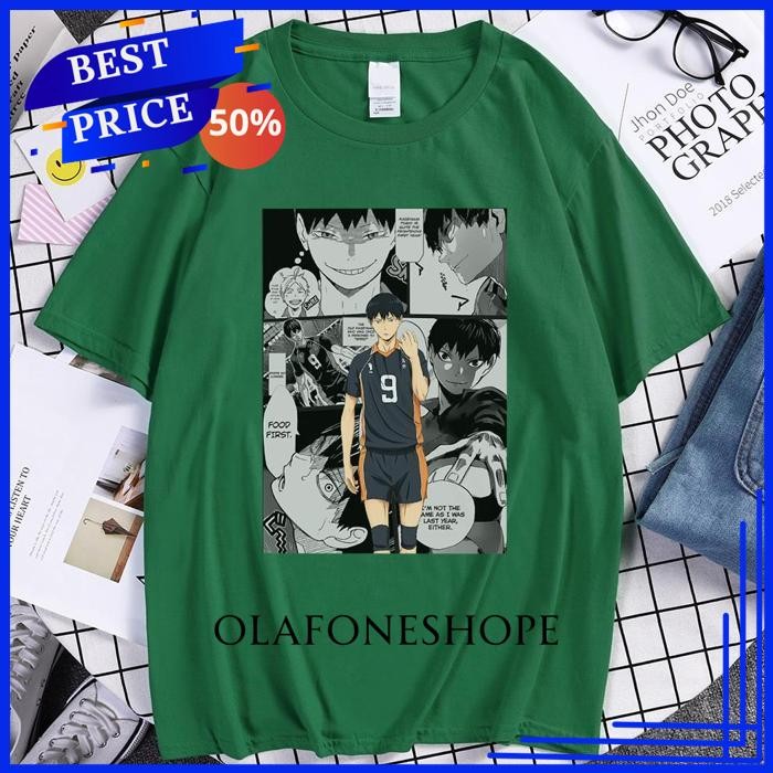 KAOS HAIKYUU KAGEYAMA TOBIO JAPAN ANIME T-SHIRTS BY OLAFONESHOPE PRODUK TERBAIK 