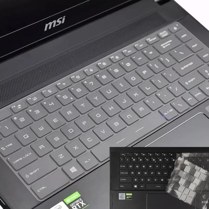 TERBARU - MSI Modern 15 B11SB Ultra Thin TPU Keyboard Cover Protector