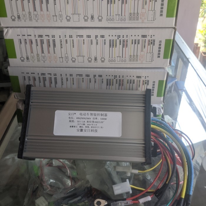 CONTROLLER 48V,60V,64V 500WATT UNIVERSAL SEPEDA LISTRIK