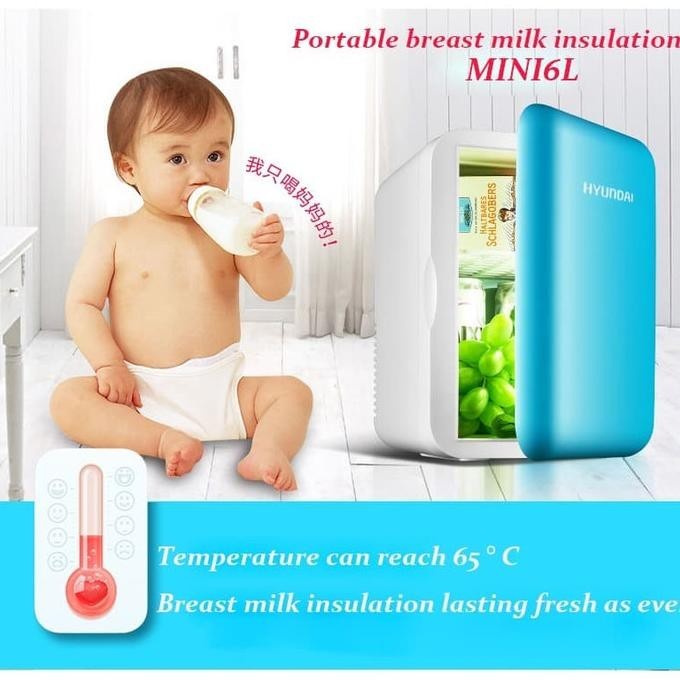 CAR REFRIGERATOR 6L KULKAS MOBIL MINI ASI FRIDGE HOT COLD PORTABLE