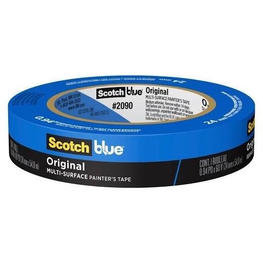 

BLUE- 3M SCOTCH BLUE PAINTER'S TAPE 2090 (24 MM X 54.8M)