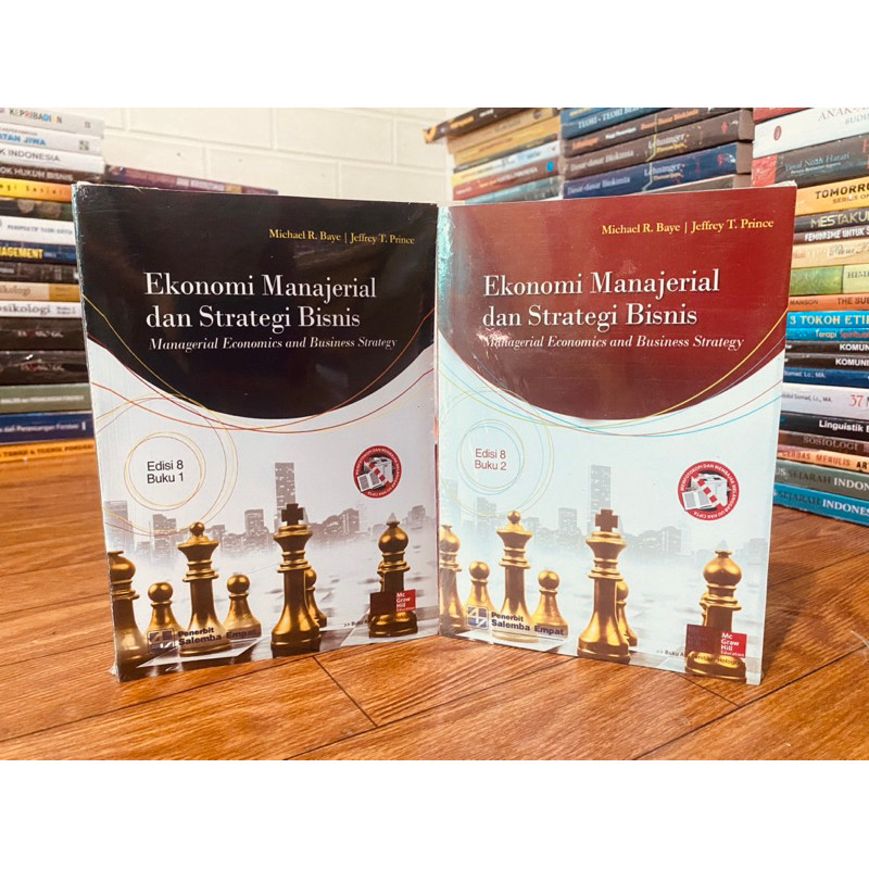 

T.B.S.I. PAKET 2 BUKU; EKONOMI MANAJERIAL DAN STRATEGI BISNIS EDISI 8 BUKU 1 DAN 2 - MICHAEL R BAYE