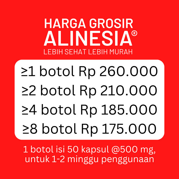 Promo Alinesia (100% Ekstrak Tongkat Ali)