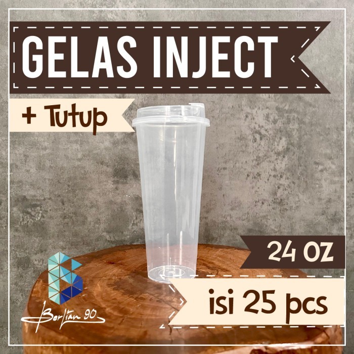 GELAS CUP PP INJECTION 24 OZ / GELAS THINWALL 700ML / GELAS BOBA TEBAL