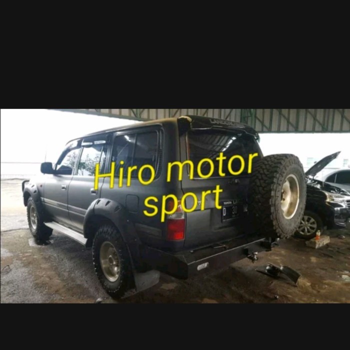 BUMPER BELAKANG LAND CRUISER VX80 PLUS HANGER