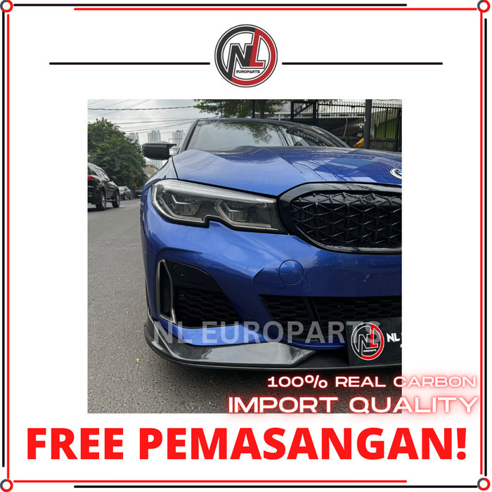 G20 330I FRONT LIP LIPS BMW G20 330I CARBON AC STYLE FRONT LIPS CARBON