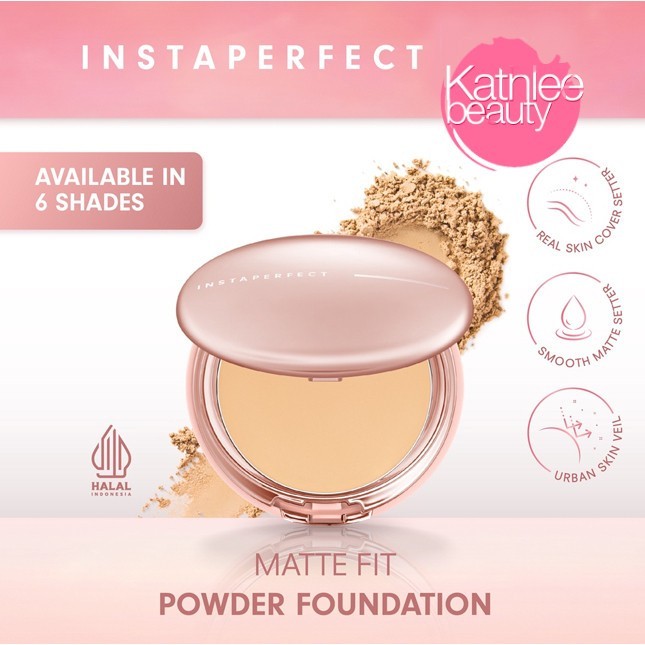 WARDAH Instaperfect MATTE FIT Powder Foundation Bedak