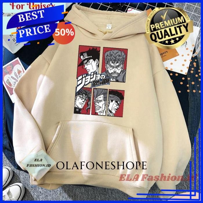 HOODIE JOJO BIZARRE ADVENTURE - HOODY JOJO BIZZARE ADVENTURE BY OLAFONESHOPE TERMURAH 