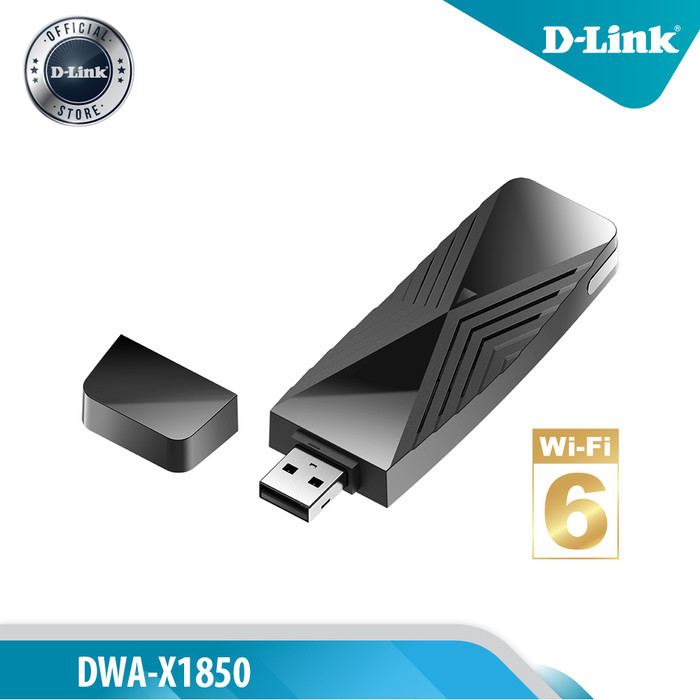 D-Link DWA-X1850 Wireless AX1800 MU-MIMO WI-FI 6 USB 3.0 Adapter