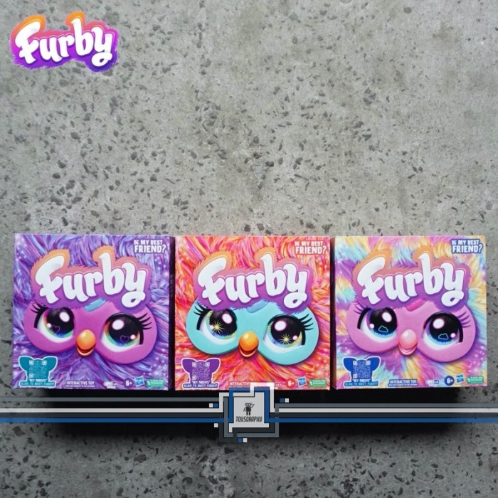 Furby Interactive Toys Plush Bisa Connect Electronic Boneka Linkimals