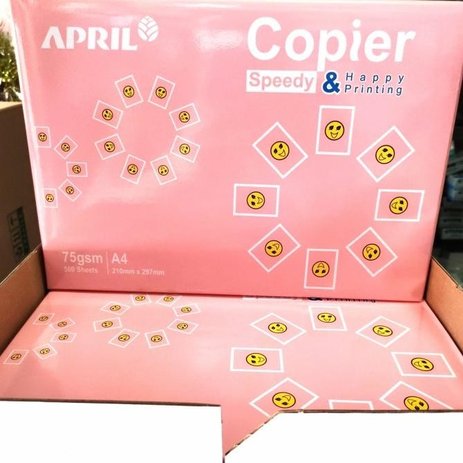 

BEBAS ONGKIR - Kertas A4 75 Gram HVS Copier April