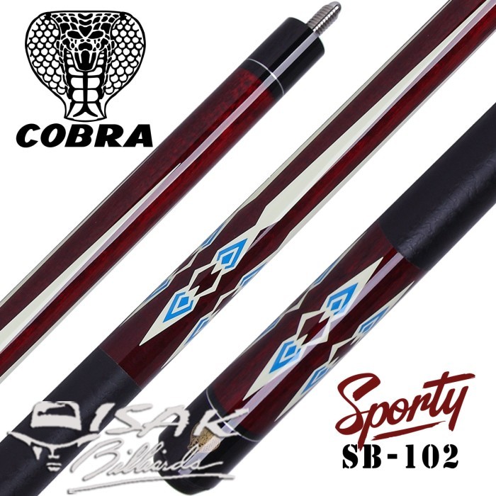 COBRA SB-102 - MAPLE POOL BILLIARD CUE STICK - STIK BILIAR - 13 MM