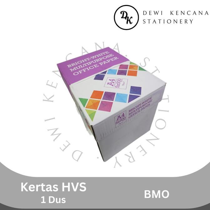 

Kertas HVS / Kertas Fotocopy BMO 1 Dus isi 5 Rim