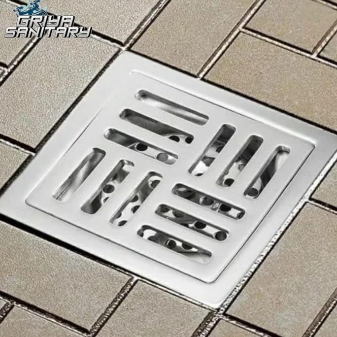 FLOOR DRAIN STAINLESS / SARINGAN GOTA KAMAR MANDI / FLOOR DRAIN STAINLESS MODEL KIPAS / SMART FLOOR 
