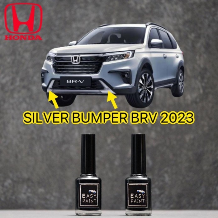 CAT OLES SILVER METALIC BUMPER HONDA BRV 2023 ABU MUDA METALIK 15ML