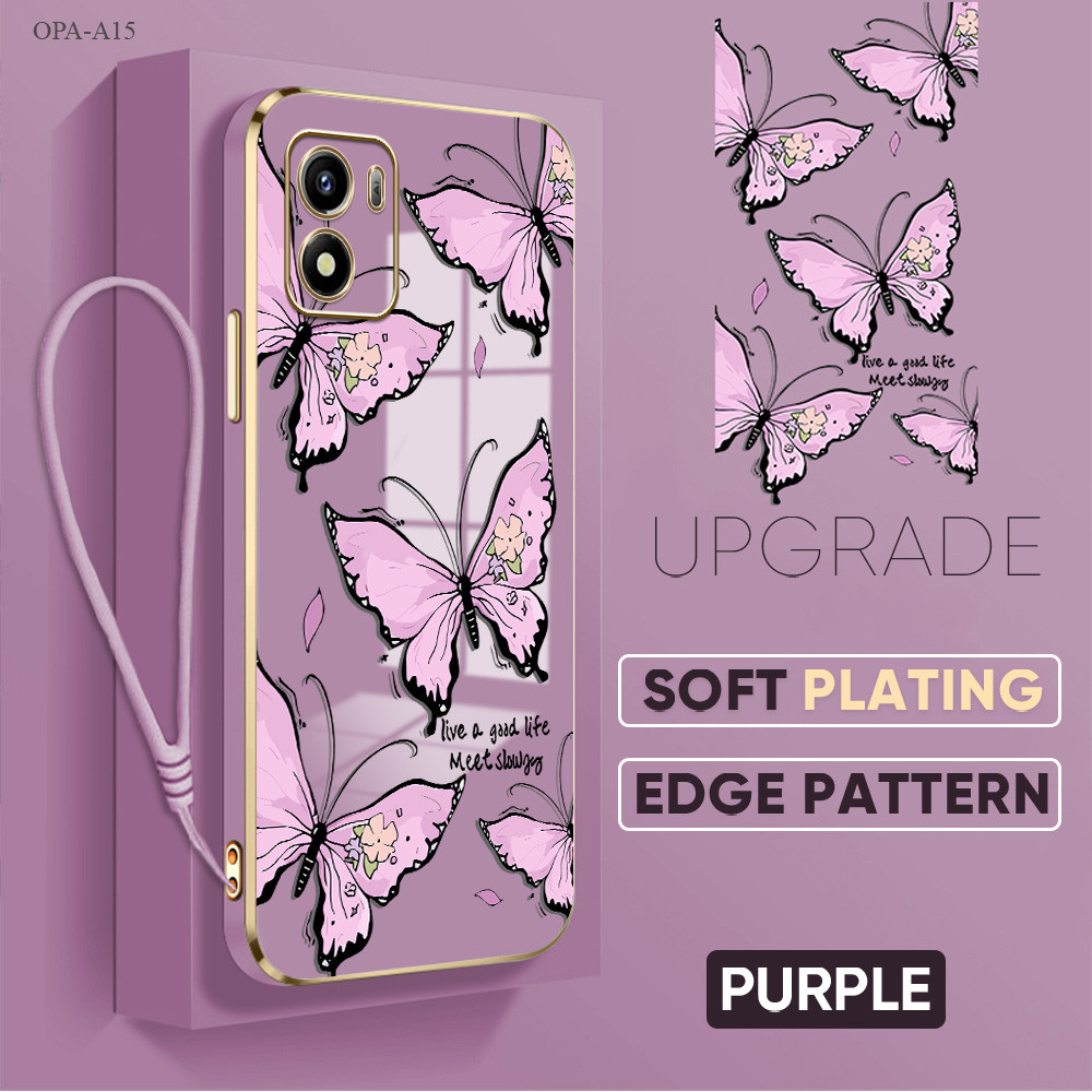 Casing Hp Untuk OPPO A15 A15S A16 A16S A54S A16K A16E A17 A17K A18 A38 A58 A78 5G Case Lokal Stock B