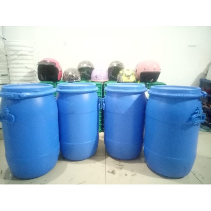 PROMO TONG DRUM BEKAS MAKANAN / TONG DRUM FOODGRADE / TEMPAT SAMPAH 40
