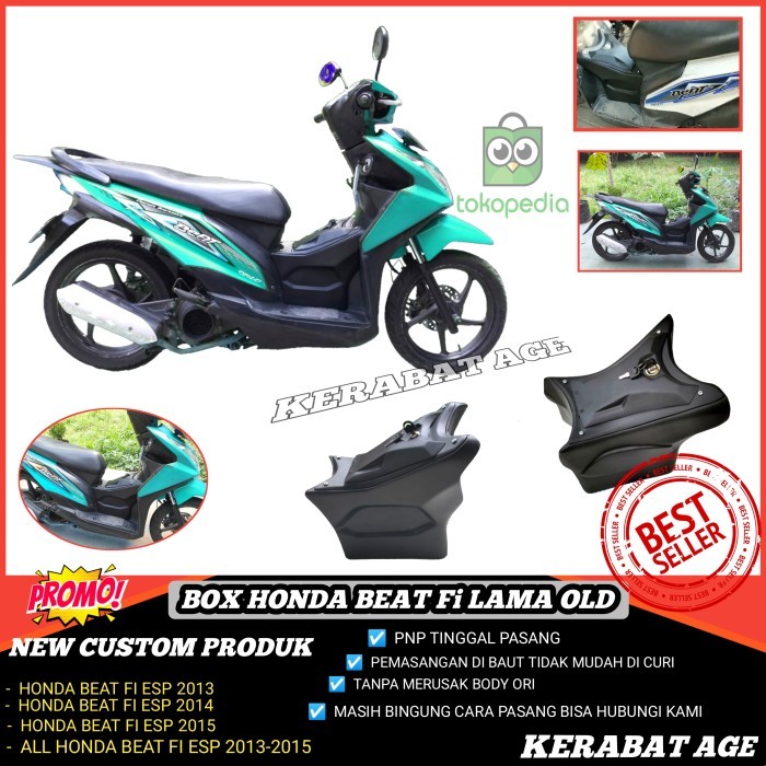 BOX DEPAN TENGAH BEAT FI HONDA 2013-2014 AKSESORIS CUSTOM