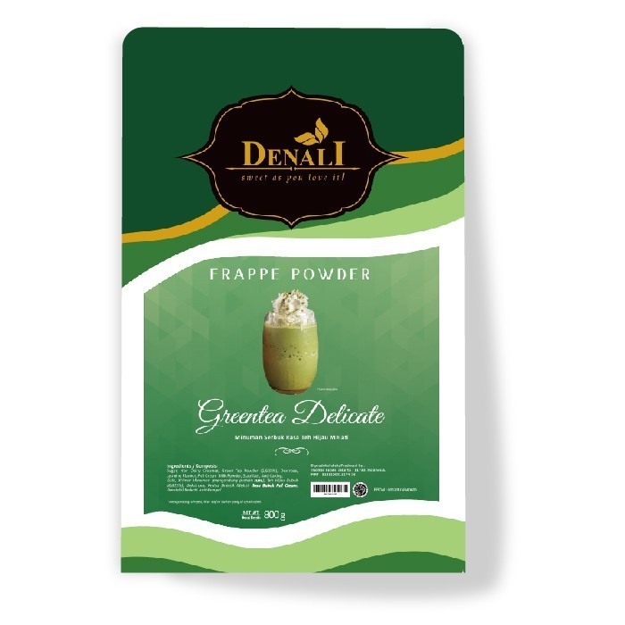 

Bubuk Minuman Denali Greentea Delicate Powder 800 Gram - 02