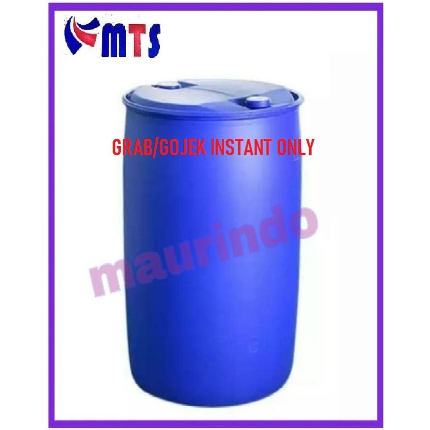 DRUM PLASTIK JERIGEN TONG PLASTIC BESAR TUTUP KECIL ISI 200 - 230 LT