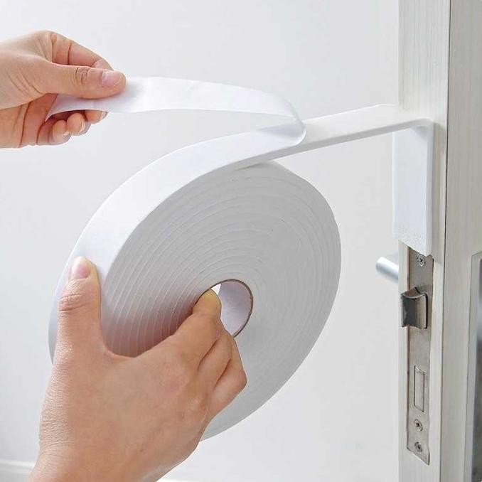 Terbaru Peredam Suara Kamar // Lem Busa Jendela Pintu // Lis Strip 3cmx5M
