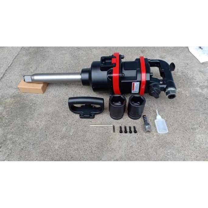 orange air impact wrench 1 inch alat buka baut angin 1" truk free 2 mata 