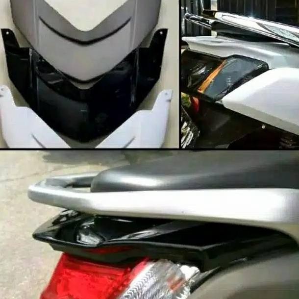 Nmax - Ducktail Nmax Old Sirip Lampu Stop Nmax Old Cover Topi Lampu Stop Nmax