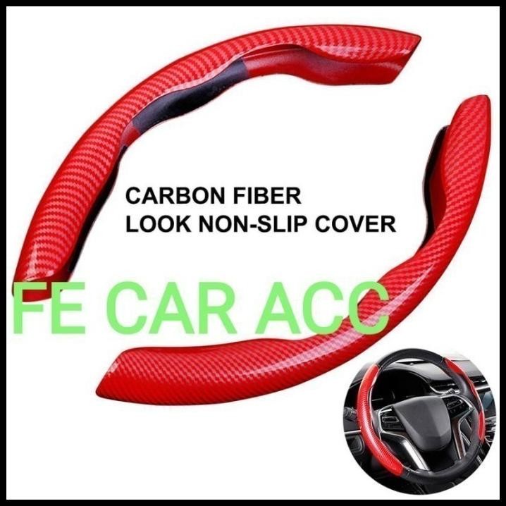 DISKON UNIVERSAL COVER SARUNG STIR MOBIL BRIO SATYA 5D CARBON FIBER 