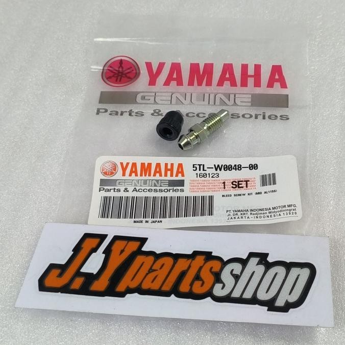 baut nepl nepel buangan angin kaliper rem depan mio lama sporty ori 