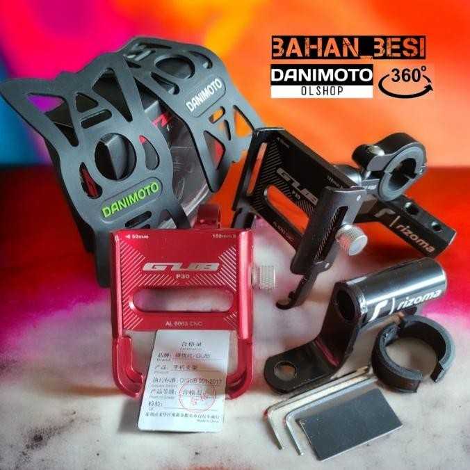 Nmax - Holder Hp Motor Gub P10 P30 Stang Spion Nmax Vario Pcx Beat Mio Scoopy