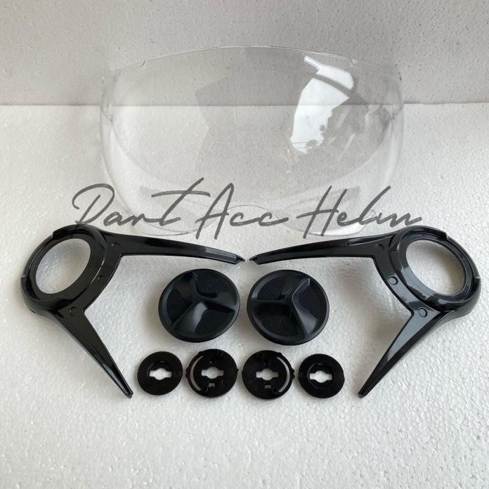 KACA VISOR DAN PAKET KACA LENGKAP HELM YAMAHA LEXI, YAMAHA MIO S, YAMAHA MIO FINO ORIGINAL