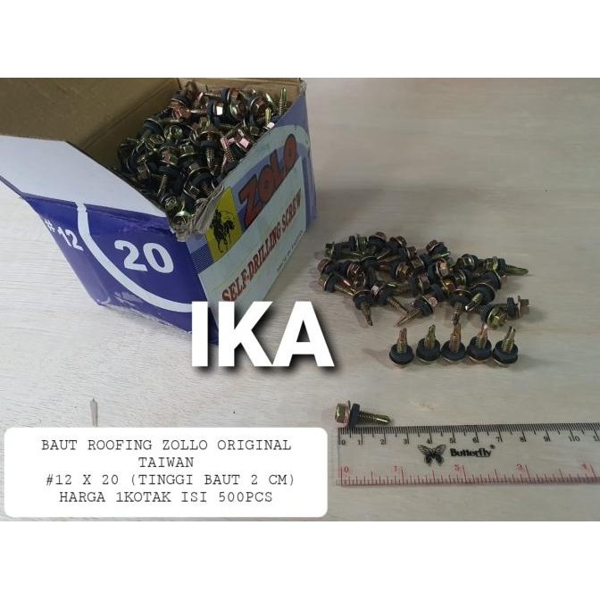 (per dus) baut roofing / skrup rufing 2, 3, 4, 5, 7, 10 cm zollo ori 