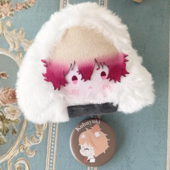 BLUE LOCK FLUFFY ONIGIRI PENDANT KEYCHAIN DOLL PLUSHIE PLUSH DOLL BONEKA HIORI YO MICHAEL KAISER ALE