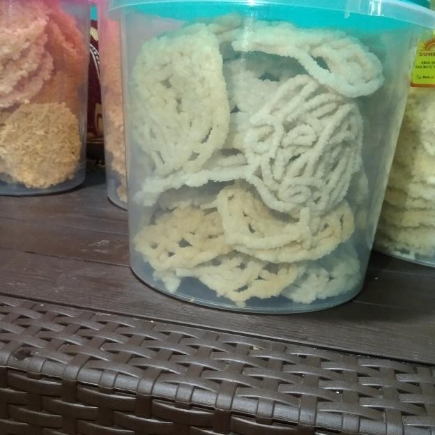 

Rengginang Tepung Beras Toples Ukrn5L,Renyah&Gurih Tanpabahan Gawet