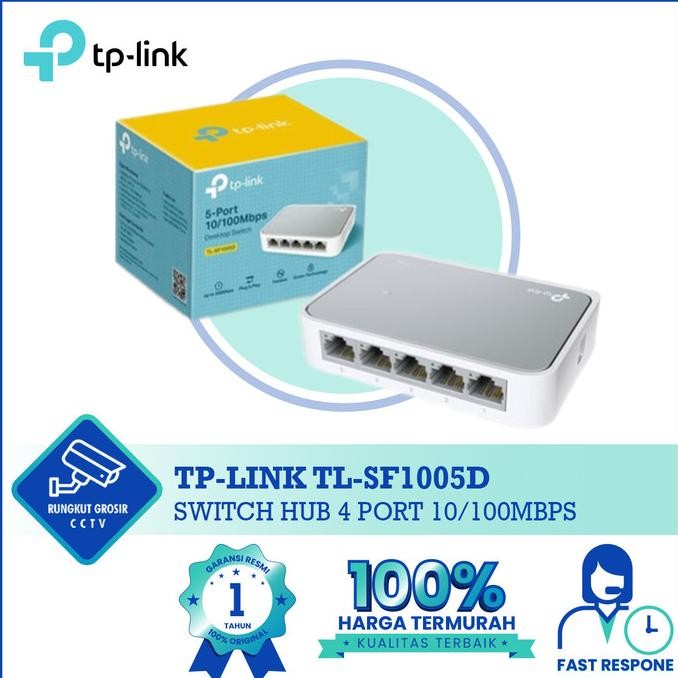 Switch - TP Link Switch Hub 4 Port TP-Link TL-SF1005D 10/100Mbps